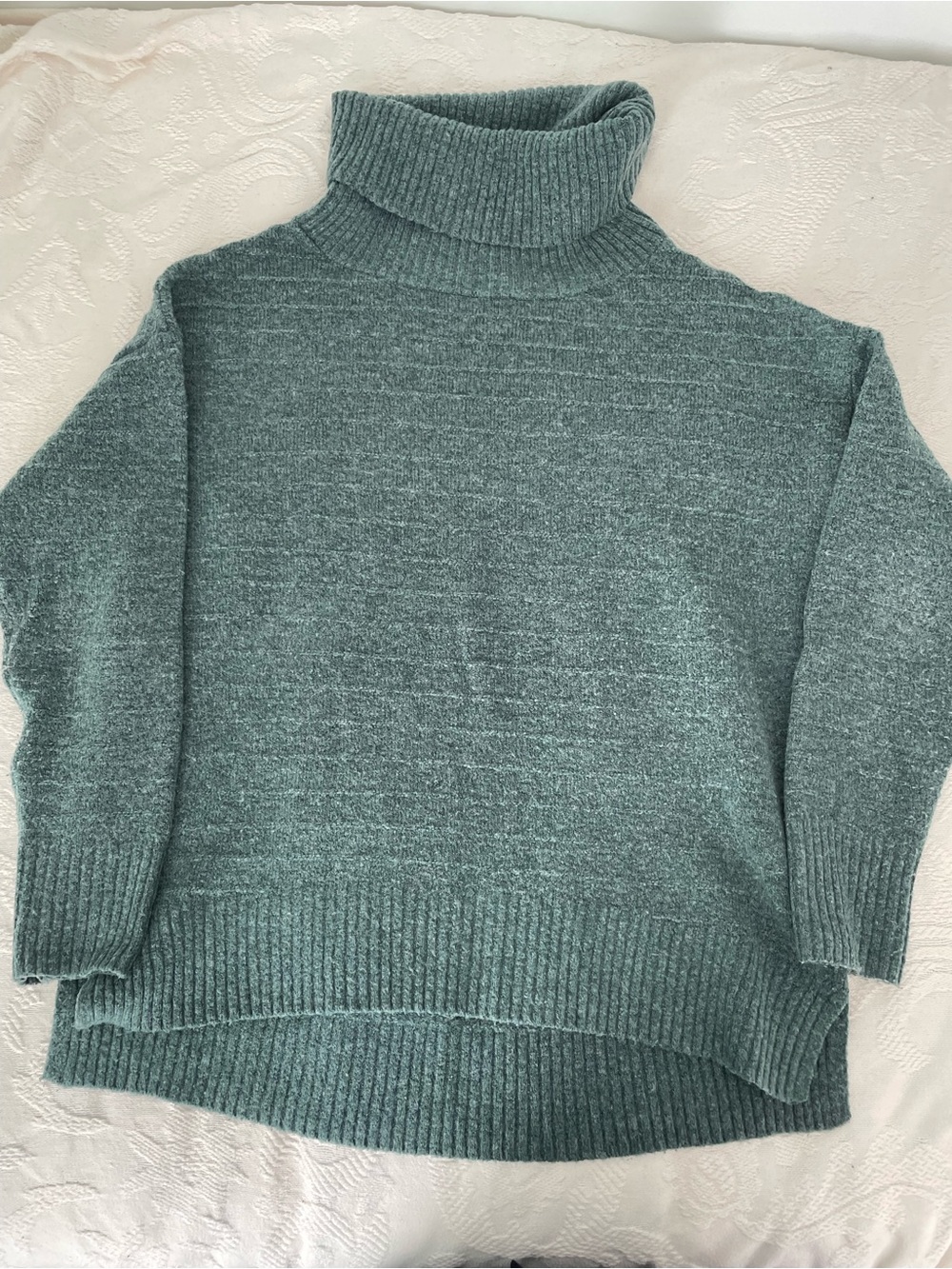 Old Navy Seafoam Green Cozy Turtleneck Sweater
